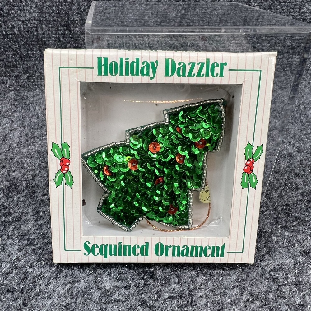 Holiday Dazzler Sequined Tree Ornament By Giftco, Inc